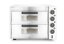 Dvoukomorová pec na pizzu 3000 W, HENDI, Stříbrná, 230V/3000W, 580x560x(H)435mm