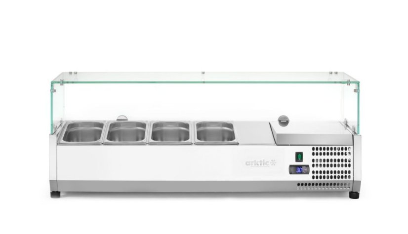 Chladicí zásobník GN 1/3, Arktic, 4x GN 1/3, GN 1/3, 24L, 230V/180W, 400x1208x(H)456mm