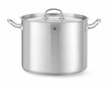 Vysoký hrnec s poklicí, HENDI, Kitchen Line, 13,5L, ⌀280x(H)220mm