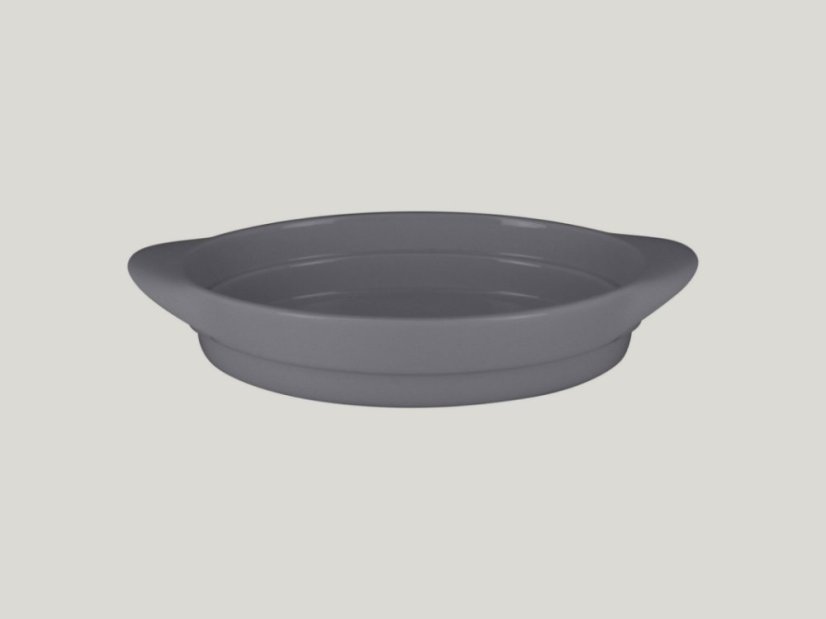 RAK Porcelain RAK Chef's Fusion pekáč oválný 26 × 17,5 cm, šedý | RAK-CFOD31GYBD