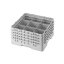 Cambro Koš Camrack 9 pozic, výška sklenice 13,2 cm - Bílá