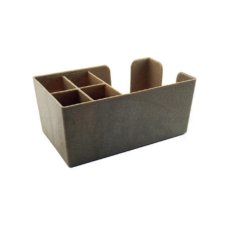 TOMGAST Bar Caddy dřevěný 25 × 25 × 10,5 cm