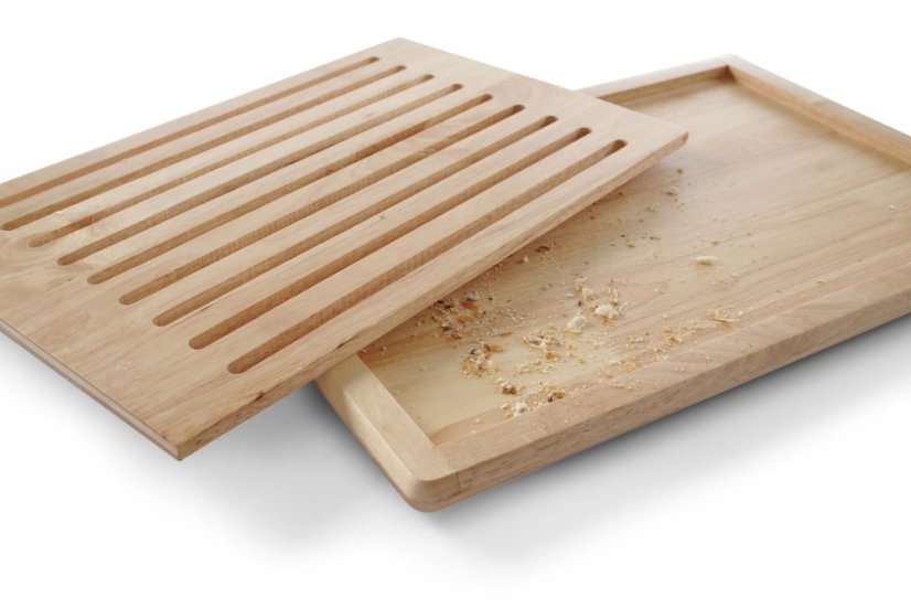Prkénko na krájení chleba, HENDI, Tmavé dřevo, 475x322mm