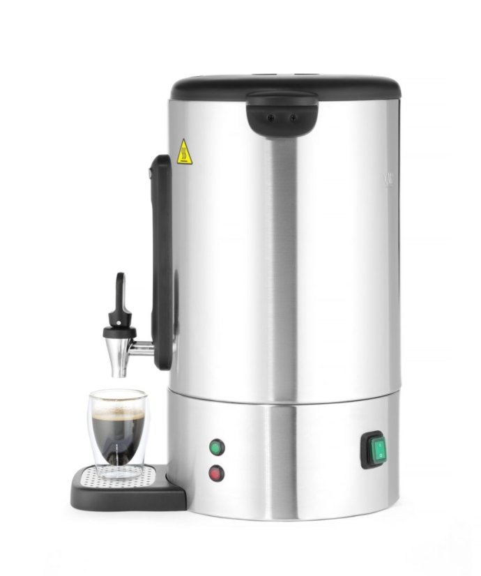 Percolator UNIQ, HENDI, designed by Robert Bronwasser, 14L, Stříbrná, 230V/1750W, 357x380x(H)502mm