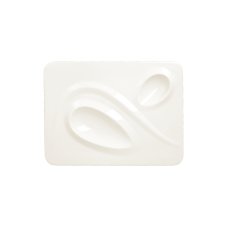 RAK Porcelain RAK Talíř obdélný, 2 zóny 32 × 24 cm | RAK-CRRP2IN