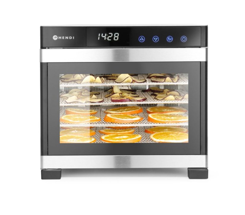 Sušička potravin, HENDI, Profi Line, 6 táců, 230V/650W, 342x485x(H)309mm