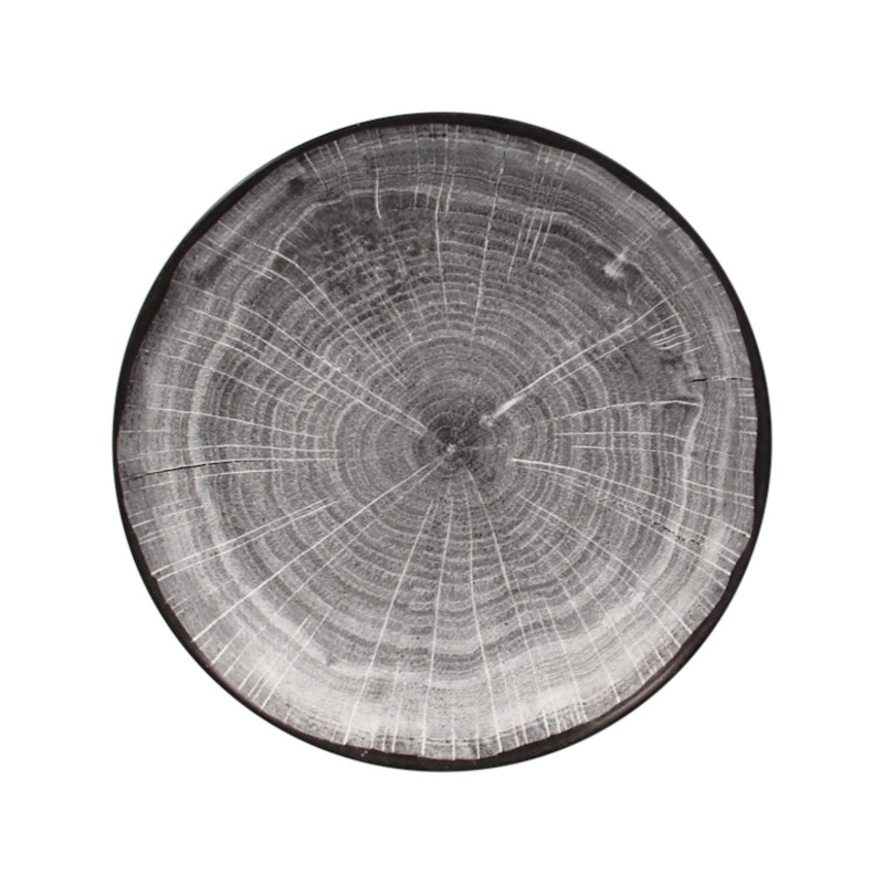 RAK Porcelain RAK Woodart talíř hluboký 26 cm – šedá | RAK-WDBUBC26BG