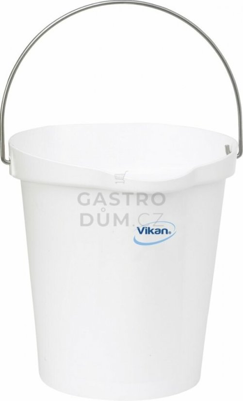 Vikan vědro 12 litrů - bílá