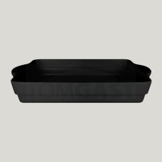 RAK Porcelain RAK Chef's Fusion pekáč obdélníkový 32 × 22 cm, černý | RAK-CFRT32BKBD