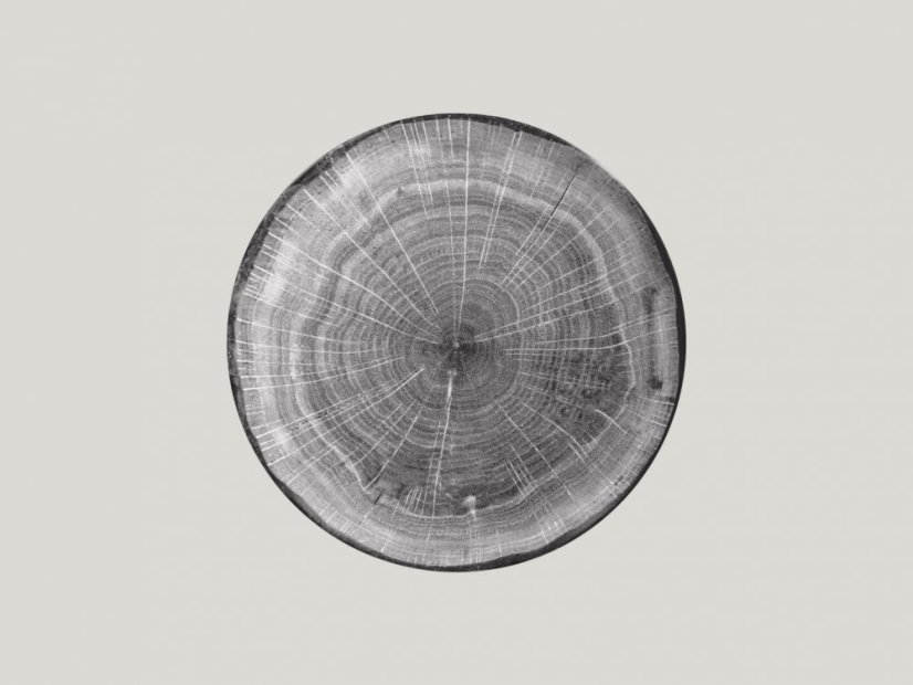 RAK Porcelain RAK Woodart talíř mělký coupe 27 cm – šedá | RAK-WDNNPR27BG