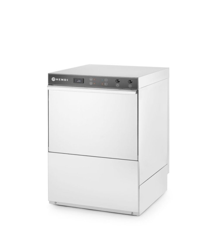 Myčka nádobí K50, HENDI, s odpadním čerpadlem a dávkovačem mycího prostředku, 400V/6600W, 570x600x(H)830mm