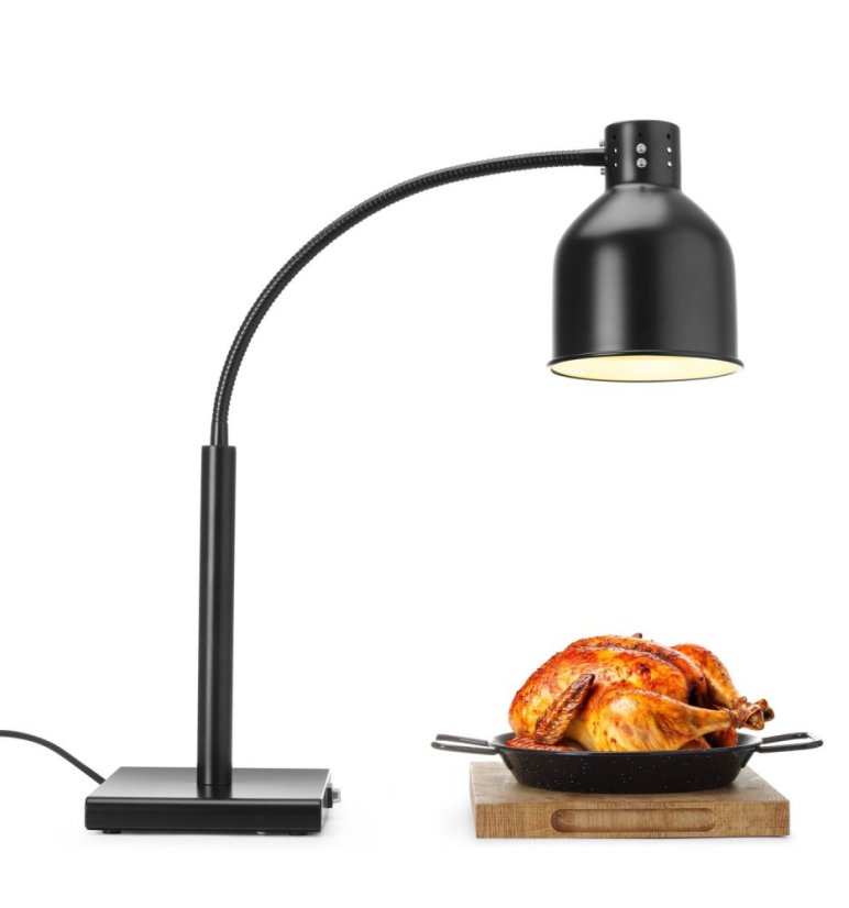 Pružná tepelná lampa , HENDI, Černá, 230V/250W, 268x200x(H)660mm