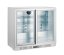 Barová chladnička se dvěma posuvnými dveřmi, Arktic, 150L, Stříbrná, 230V/175W, 900x520x(H)840mm