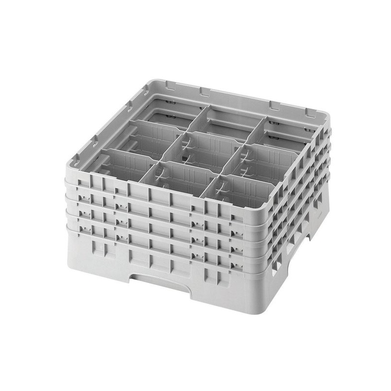 Cambro Koš Camrack 9 pozic, výška sklenice 13,2 cm - Bílá