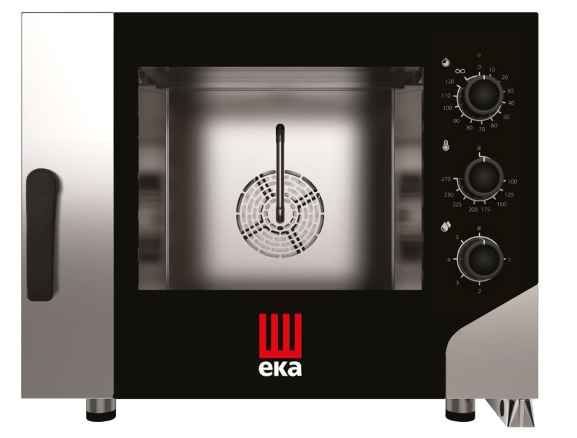 Konvektomat Millennial Smart Bakery, 4× 600×400 mm - elektromechanicky ovládaný, elektrický, Tecnoeka, 400V/7800W, 850x1044x(H)700mm