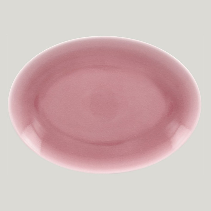 RAK Porcelain RAK Vintage talíř oválný 36 × 27 cm – růžová | RAK-VNNNOP36PK