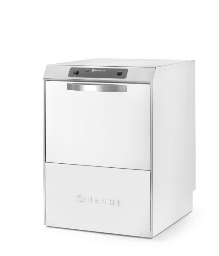 Myčka nádobí 50x50, elektronické ovládání, HENDI, Profi Line, Stříbrná, 400V/4900W, 582x610x(H)822mm