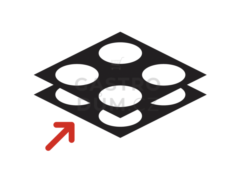 Asber pec na pizzu PYRALIS D8 -digi-programovatelné ovládání