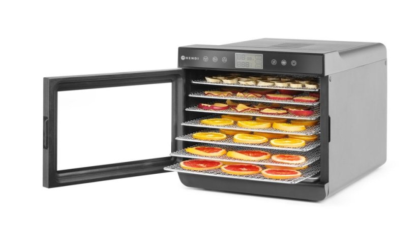 Sušička potravin, HENDI, Kitchen Line, 7 táců, 230V/500W, 347x505x(H)320mm