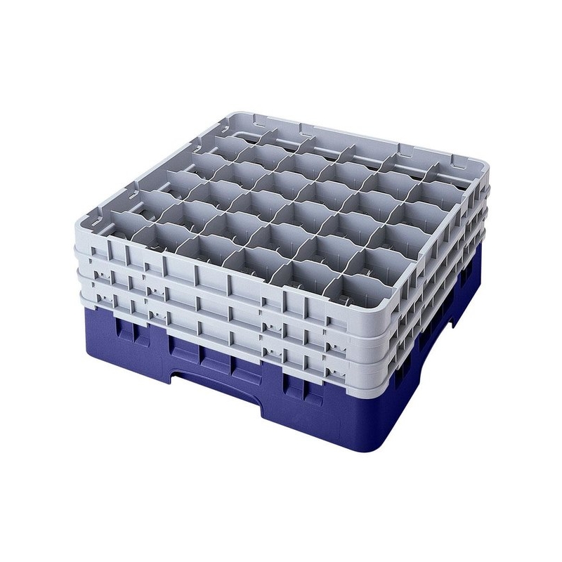 Cambro Koš Camrack 36 pozic, výška sklenice 13,2 cm - Modrá