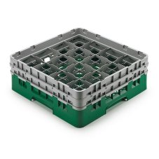 Cambro Koš Camrack 16 pozic, výška sklenice 25,8 cm - Zelená