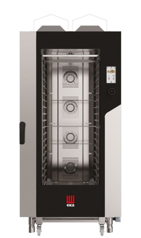 Konvektomat Millennial Touch Screen Gastro s automatickým mycím systémem, 20x GN 1/1 - ovládaná elektronicky, plynová, Tecnoeka, 230V/1450W, 30000kW, 930x1162x(H)1954mm Konvektomat Millennial Touch Screen Gastro s automatickým mycím systémem, 20x GN 1/1 - ovládaná elektronicky, plynová, Tecnoeka, 230V/1450W, 30000kW, 930x1162x(H)1954mm