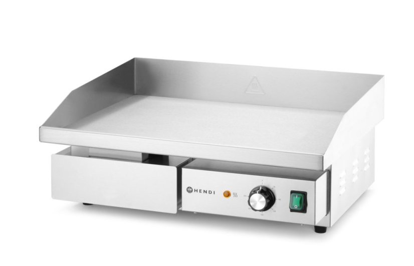 Plochý gril, HENDI, Budget Line, 230V/3000W, 550x430x(H)240mm