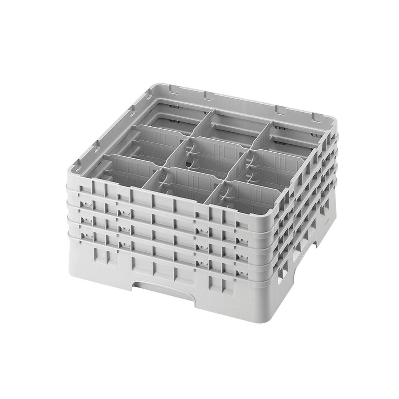 Cambro Koš Camrack 9 pozic, výška sklenice 30 cm - Bílá