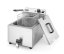Ruční fritéza s vypouštěcím kohoutem, 8 l, HENDI, Profi Line, 8L, Světle šedá, 230V/3500W, 305x515x(H)354mm