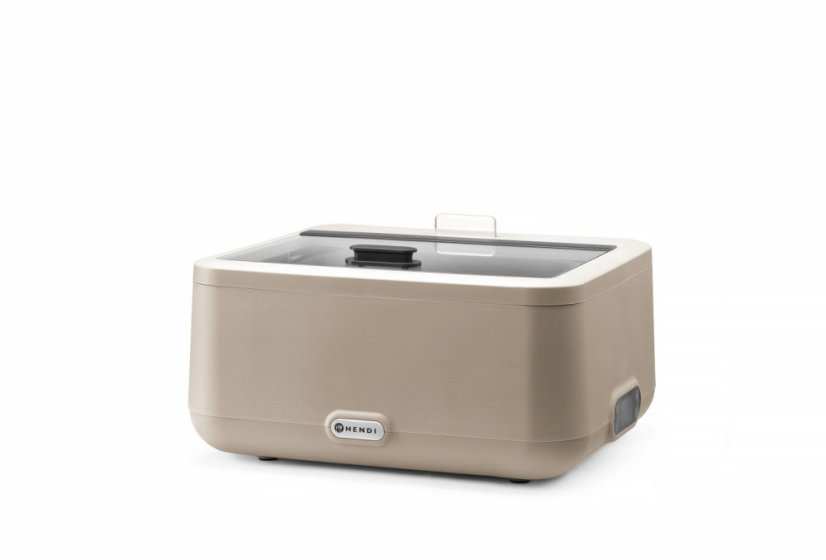 Chafing dish UNIQ, HENDI, designed by Robert Bronwasser, GN 2/3, Béžová, 230V/500W, 433x403x(H)248mm