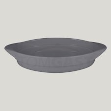 RAK Porcelain RAK Chef's Fusion pekáč oválný 37,2 × 25 cm, šedý | RAK-CFOD44GYBD