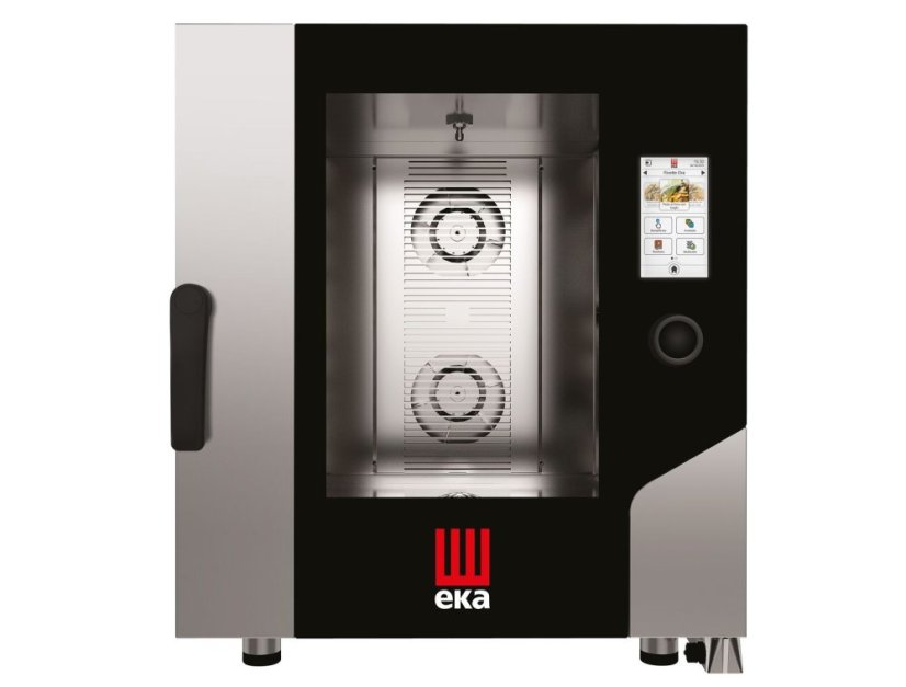 Konvektomat Millenial Touch Screen Gastro 7x GN 1/1, elektrická, s automatickým systémem čištění, Tecnoeka, 400V/11400W, 730x849x(H)850mm