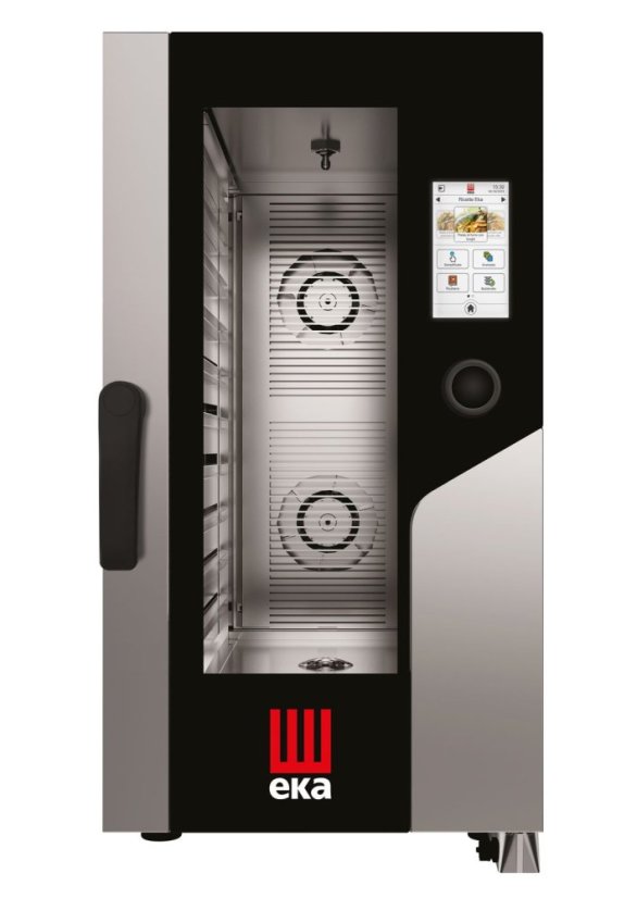 Konvektomat Millennial Gastro Compact 10×GN 1/1 s dotykovou obrazovkou - elektrický, Tecnoeka, 400V/15400W, 500x930x(H)970mm