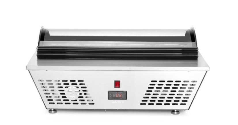Volně stojící chladicí vitrína, Arktic, 230V/105W, 615x775x(H)235mm