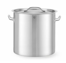 Vysoká nádoba na dušení - s víkem, HENDI, Budget Line, 25L, ⌀345x(H)350mm