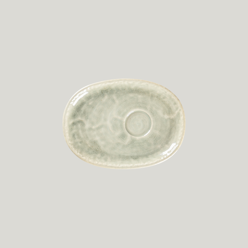 RAK Porcelain Krush podšálek oválný pro KSCU09 a KSCU09M, světle zelený