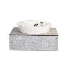 TOMGAST Chladicí box na jogurt GN 1/2, dekor beton