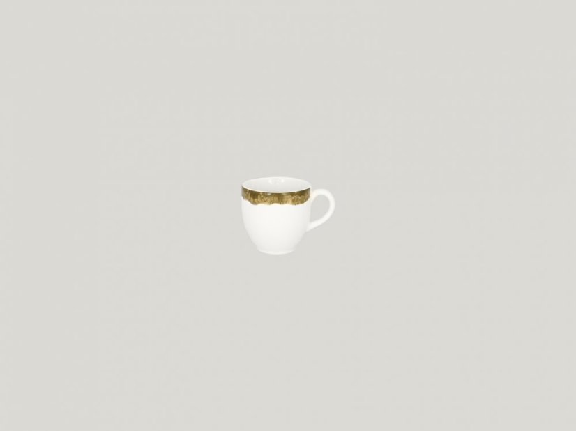 RAK Porcelain RAK Woodart šálek na espresso 9 cl – mechově zelená | RAK-WDCLCU09MG