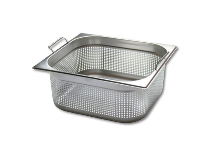 TOMGAST Gastronádoba Profi děrovaná s úchyty GN 1/2 150 mm