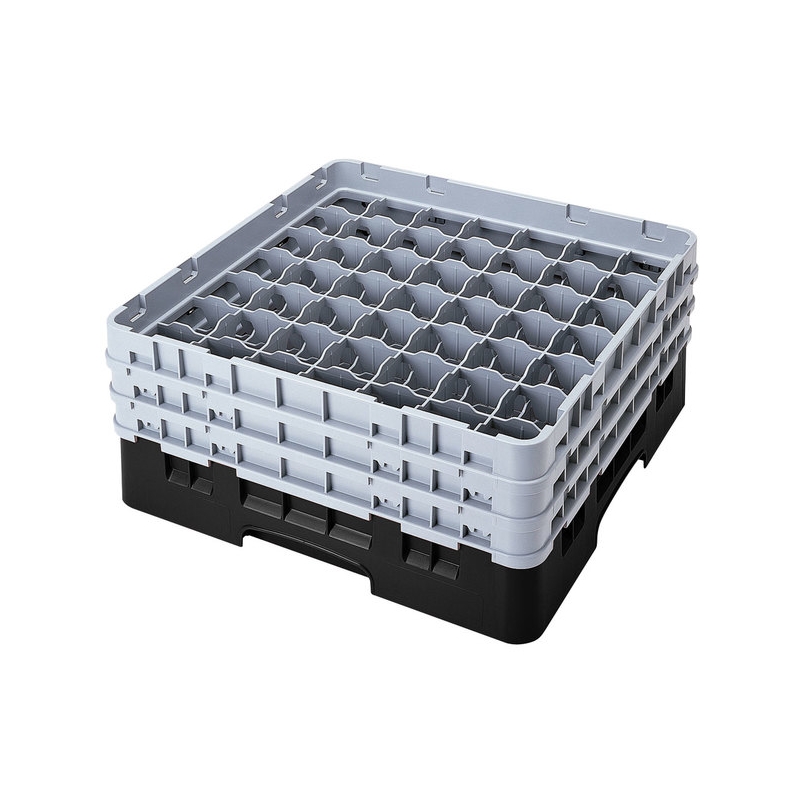 Cambro Koš Camrack 49 pozic, výška sklenice 21,6 cm - Černá
