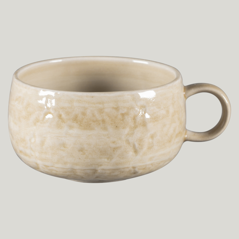 RAK Porcelain Krush šálek 40 cl, béžový