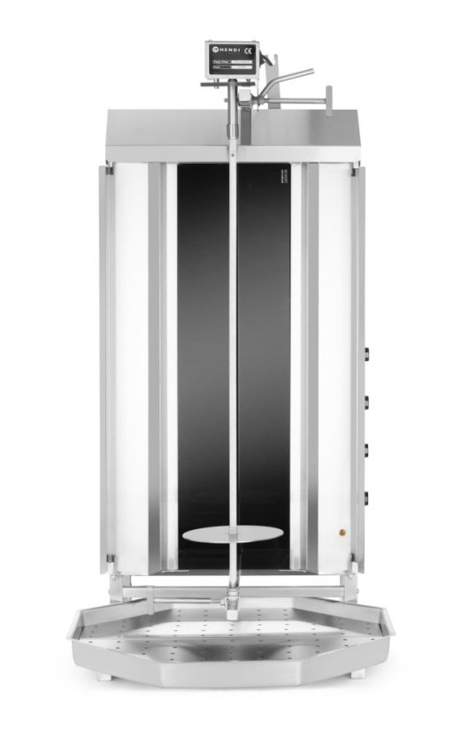 Elektrický gril na kebab, HENDI, Profi Line, 400V/7200W, 7,2kW, 550x700x(H)1120mm
