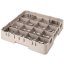 Cambro Koš Camrack 16 pozic, výška sklenice 30 cm - Béžová