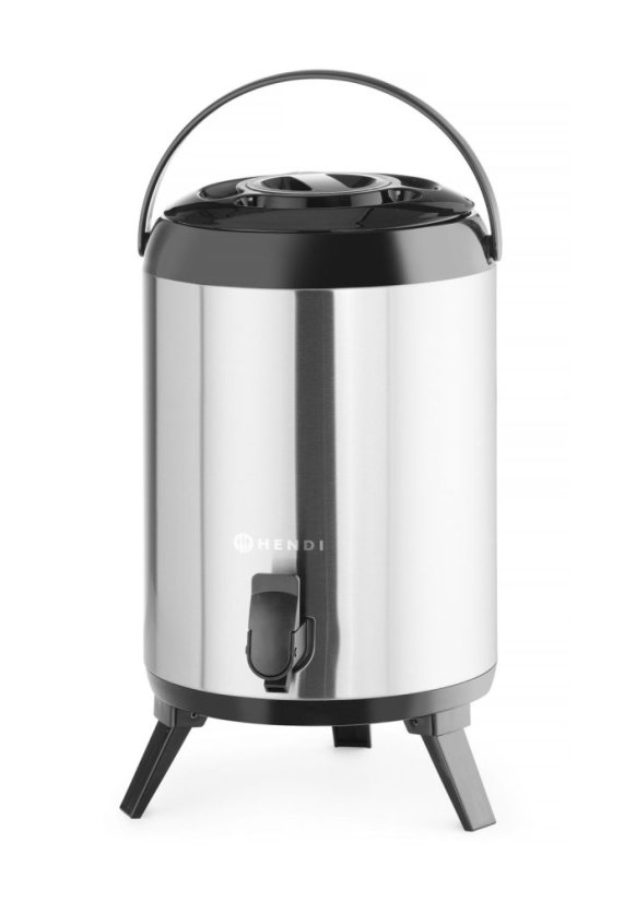 Dávkovač nápojů, HENDI, 13,8L, Stříbrná, 292x266x(H)490mm