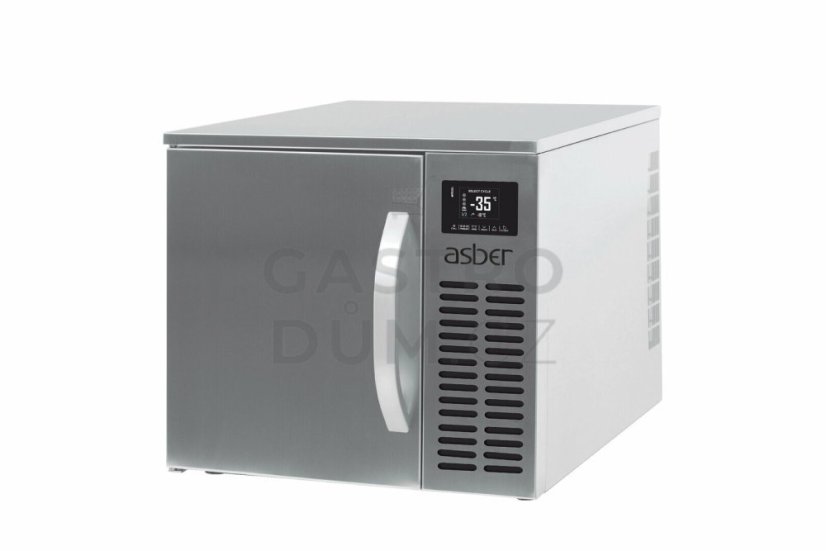 Asber šokový zchlazovač a zmrazovač PBC-03  3x (GN1/1-EN)  230V