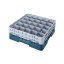 Cambro Koš Camrack 25 pozic, výška sklenice 25,8 cm - Tyrkysová