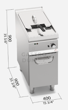 Bertos elektrická fritéza SE9F22-4MS