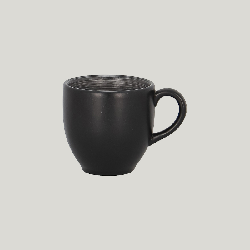 RAK Porcelain RAK Trinidad šálek nestohovatelný 90 ml, šedý | RAK-TRCLCU09BG