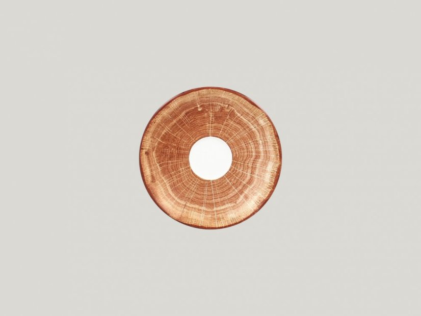 RAK Porcelain RAK Woodart podšálek pro šálek na kávu RAK-CLCU28 – světle hnědá | RAK-WDCLSA17TB