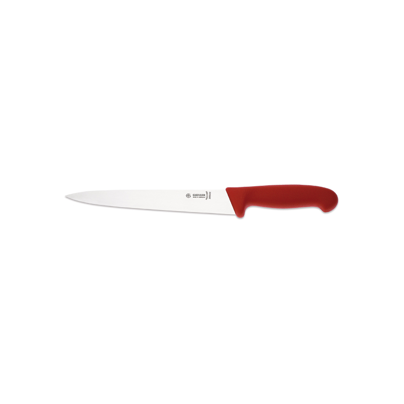 Giesser Nůž porážkový 22 cm, červený Giesser Nůž porážkový 22 cm, červený